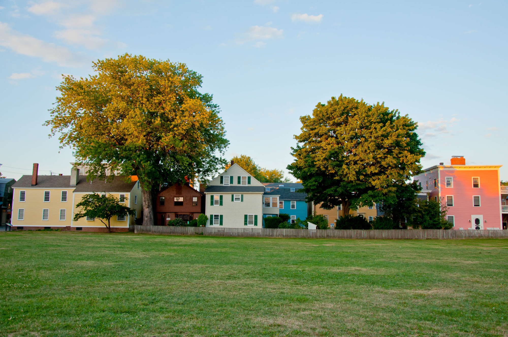 Downtown city of Salem, massachussets, america